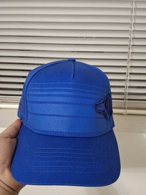 Greywolf Golf Course Embroidered Blue Strapback Hat